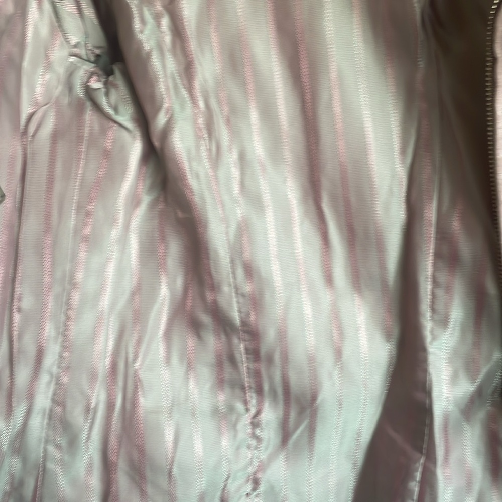 Pink Ruffled Danier Leather Jacket - Picture 4 of 9